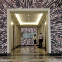 ESI превратил лобби вашингтонского Terrell Place в огромный медиахолст