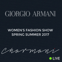 Прямая трансляция показа Giorgio Armani, весна-лето 2017