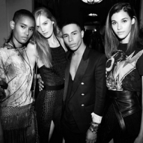 Вечеринка у бассейна после показа Balmain