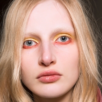 Как повторить двухцветный макияж глаз с показа Peter Pilotto