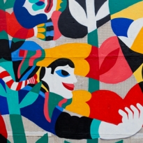 Уличный художник Триттман рисует для Buro.