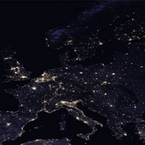 NASA составила интерактивную карту освещенности Земли