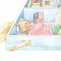 Художники рисуют для BURO.: Елена Колесникова