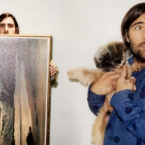 Спайк Джонc и Джейсон Шварцман в рекламной кампании Band of Outsiders