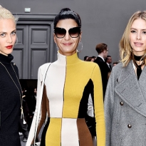 Гости показа Chloé, весна-лето 2016