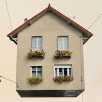 \"Летающие дома\" в проекте фотографа Лорана Шеэра