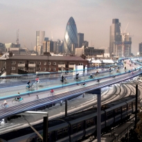 Проект лондонской \"велосипедной утопии\" от Foster + Partners