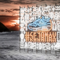 Реклама-иллюминация Nike