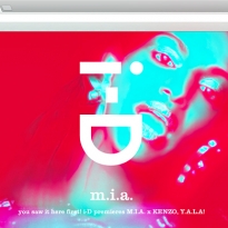 M.I.A., Kenzo и новый сайт i-D