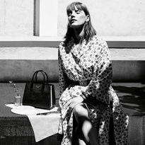 Первая рекламная кампания Джессики Честейн для Prada