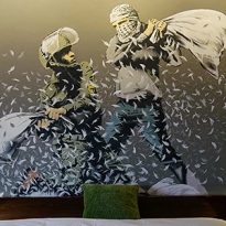 Бэнкси открыл отель на границе Израиля и Палестинской автономии