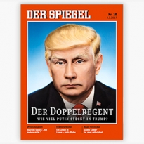 Spiegel объединил лица Путина и Трампа на обложке журнала
