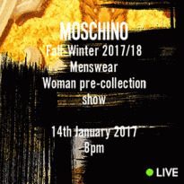 Прямая трансляция показа Moschino, осень-зима 2017