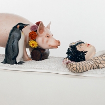 Работу Джеффа Кунса сняли с выставки за плагиат