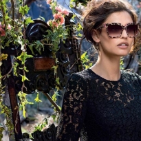 Бьянка Балти в рекламной кампании очков Dolce & Gabbana