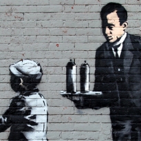 Купить подлинник Бэнкси за 2 тысячи рублей