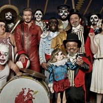 Дэвид Бекхэм в роли мотоциклиста-каскадера для Belstaff