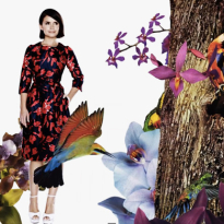 Мирослава Дума — лицо коллекции Oscar de la Renta для The Outnet