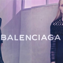 Саша Пивоварова в весенне-летней кампании Balenciaga