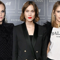 Гости показа коллекции Balmain для H&M