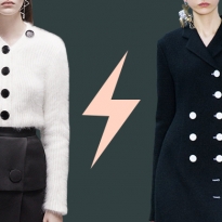 Голосование: асимметричные пуговицы Balenciaga VS Céline