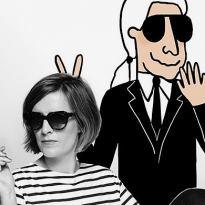 Карл Лагерфельд готовит коллекцию с художницей-иллюстратором