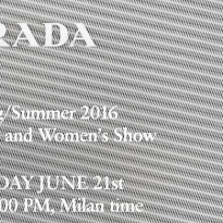 Прямая трансляция мужского показа Prada, весна-лето 2016