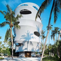 Tavaru — ресторан в башне на уединенном острове