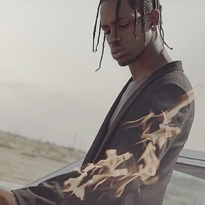 Рэпер Трэвис Скотт в рекламной кампании Saint Laurent