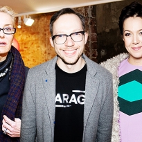 Гости открытия pop-up-галереи MMOMA