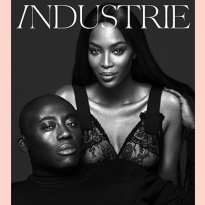 Наоми Кэмпбелл и Эдвард Эннинфул на обложке Industrie