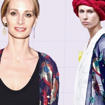 Лорен Санто Доминго выбрала наряд Vika Gazinskaya для amfAR-2015