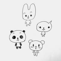 Художница рисует для BURO.: Лу Ян