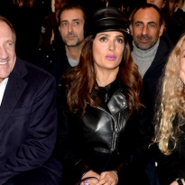 Гости показа Gucci, осень-зима 2014