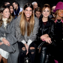 Гости показа Moncler Gamme Rouge, осень-зима 2014