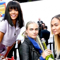 Гости показа Chanel, осень-зима 2014