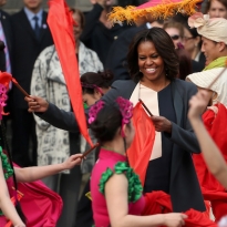 Мишель Обама в Поднебесной