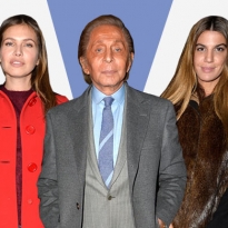 Гости показа Valentino, осень-зима 2014