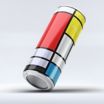 Банку Pepsi оформили в стиле Мондриана