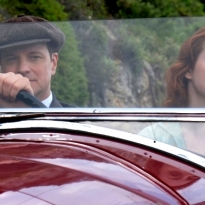 Эмма Стоун и Колин Ферт в \"Магии лунного света\" Вуди Аллена