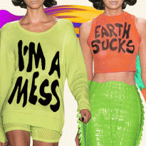 Смелое заявление: вещи с надписями