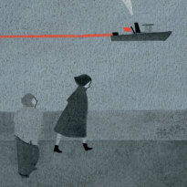 «Подписные издания» выпустили очень красивую детскую книгу Бродского «Баллада о маленьком буксире»