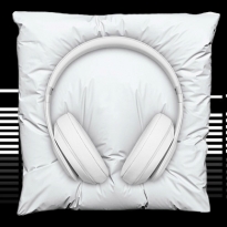 Белые матовые наушники Beats by Dr. Dre x Snarkitecture