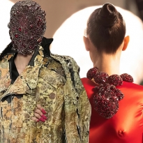 Бьющиеся сердца и маски-плакетки. Самое красивое с Недели высокой моды в Париже осень-зима 2025