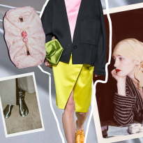 Атласные аксессуары. Трендовые мюли, сумки и платки — и все от российских брендов