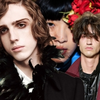 Гиперобъем в волосах и черная подводка: бьюти-тренды мужской недели моды осень-зима 2025