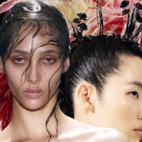 Арт-объекты на голове и маски на лице: бьюти-тренды кутюрной Недели моды весна-лето 2025