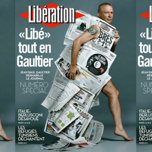 Жан Поль Готье на обложке Liberation Жан Поль Готье на обложке Liberation