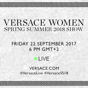 Прямая трансляция Versace весна-лето 2018