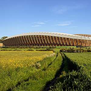 Бюро Захи Хадид построит первый в мире деревянный стадион